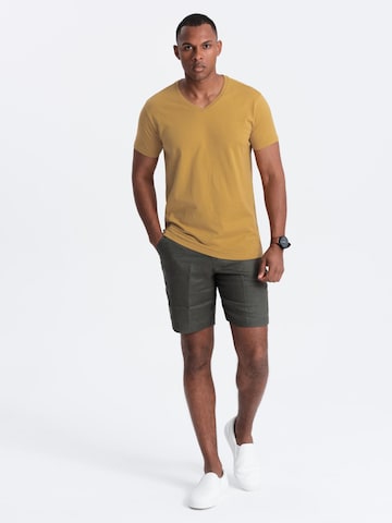 Ombre Shirt in Geel