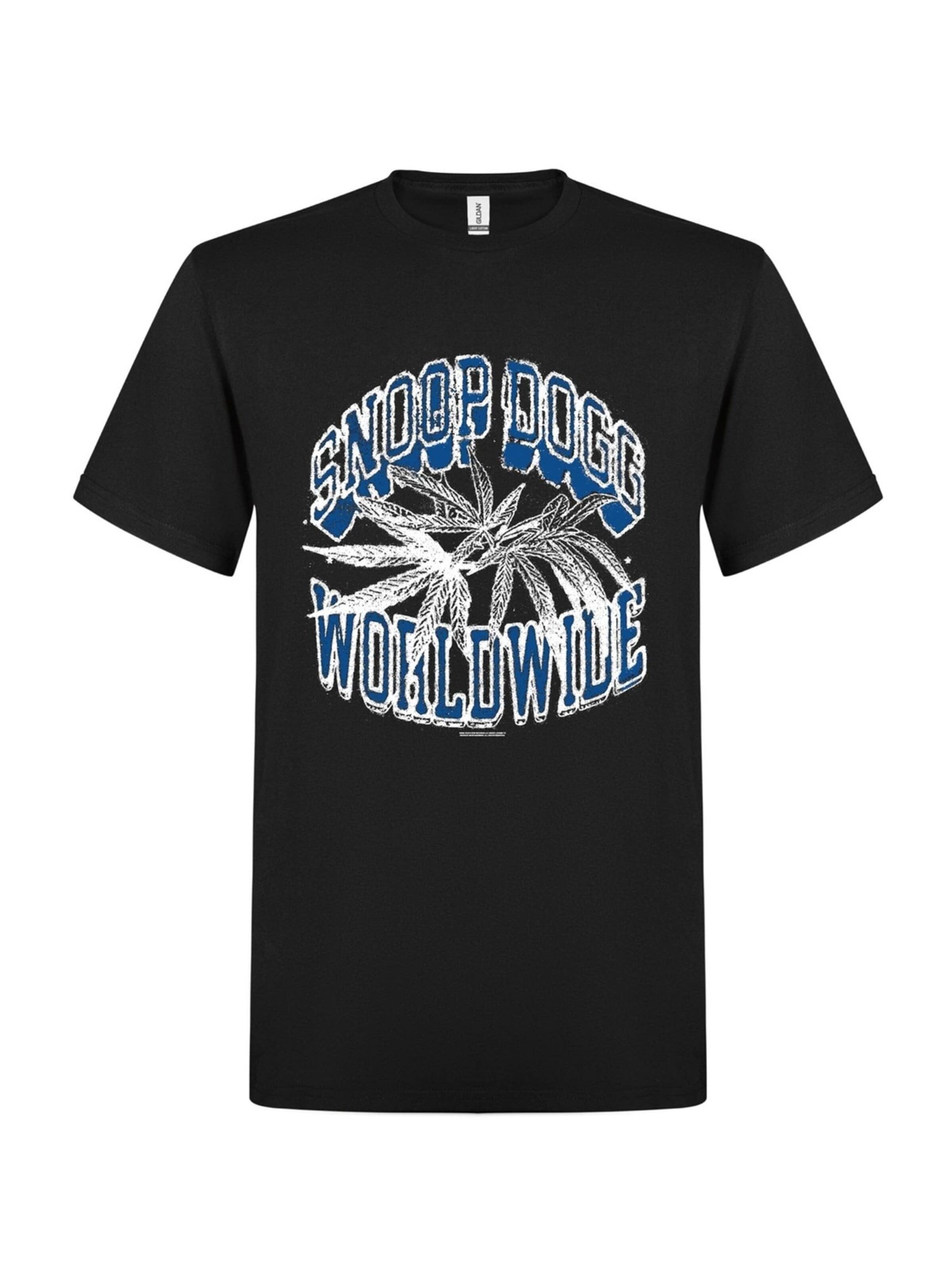T-Shirt 'Snoop Dogg Worldwide' Rockshirts en noir : devant