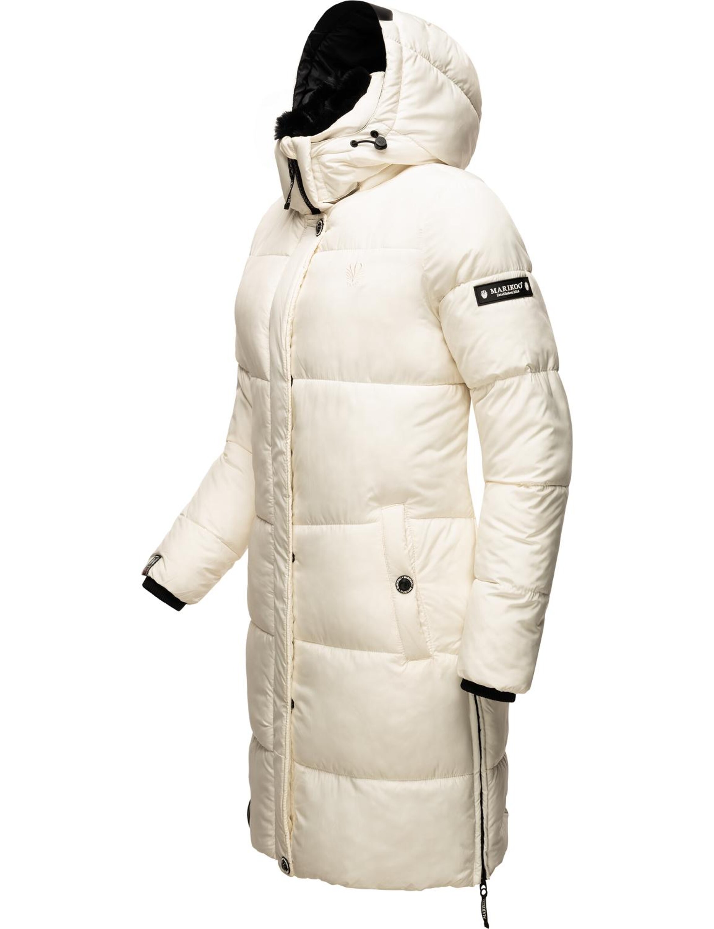 MARIKOO Зимнее пальто в Белый