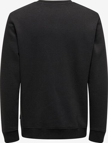 Only & Sons Sweatshirt 'BERNIE' i svart