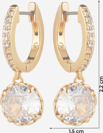 Kate Spade Earrings 'PAVE HUGGIES' in Gold