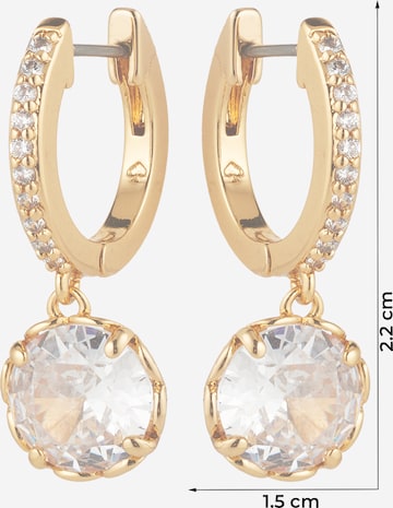 Kate Spade Earrings 'PAVE HUGGIES' in Gold