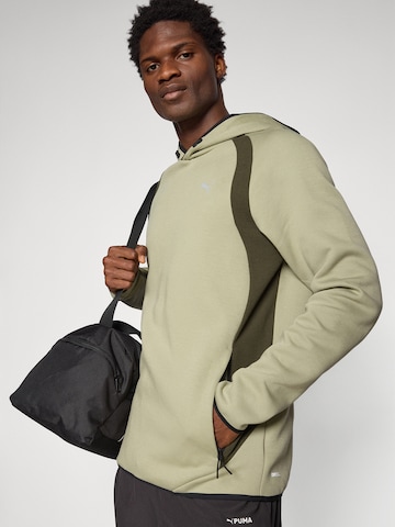 Felpa sportiva 'EVOSTRIPE' di PUMA in verde