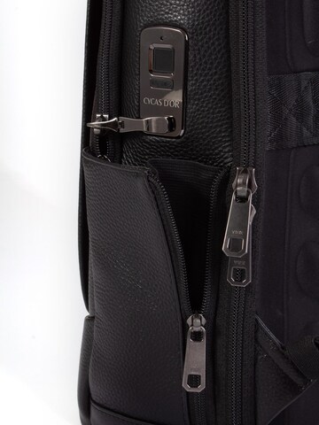 Sac à dos 'AUREX FINGERPRINT TECH.' CYCAS D'OR en noir