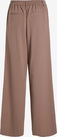 VILA Regular Trousers 'Varone' in Brown