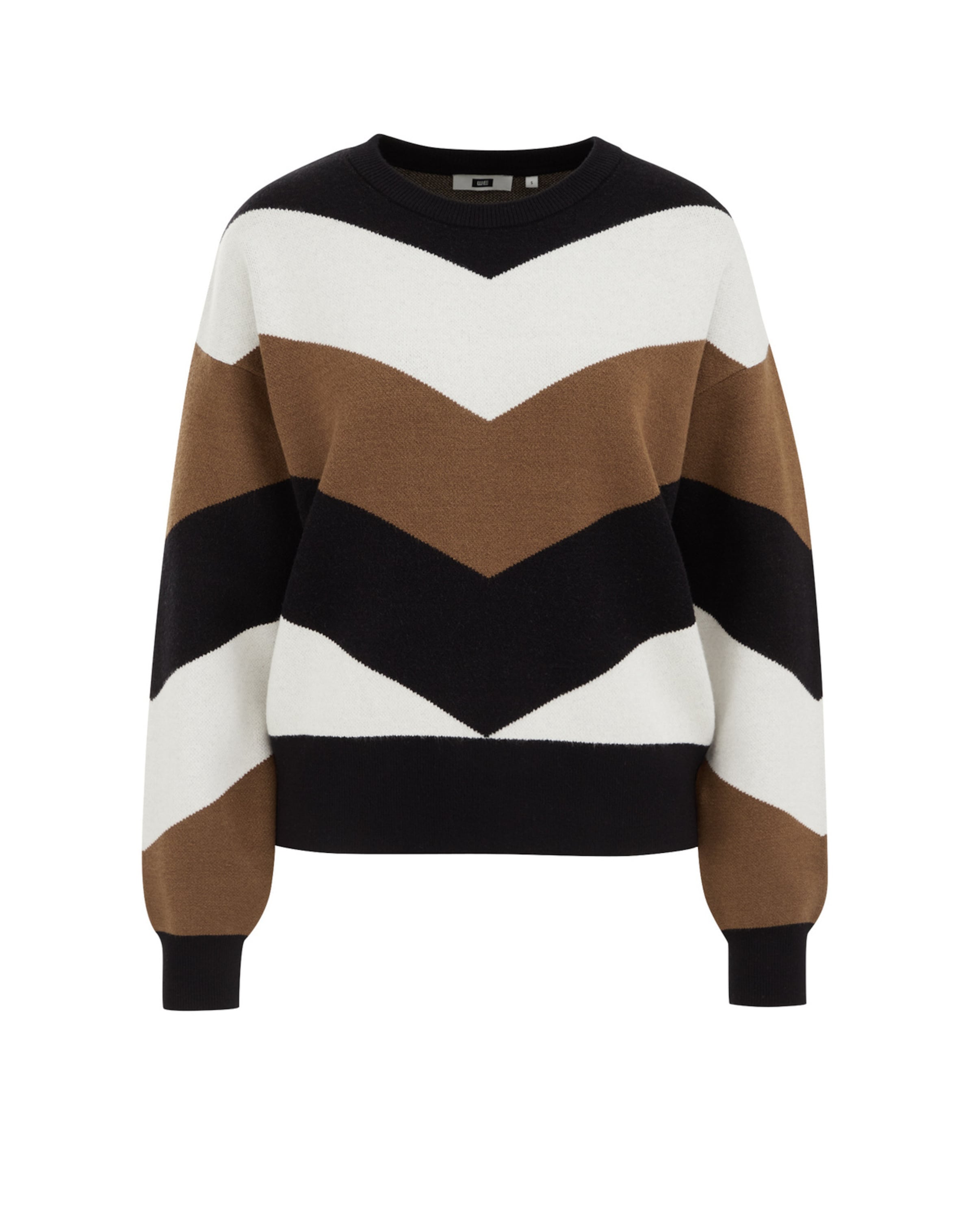 Pull-over WE Fashion en noir : devant