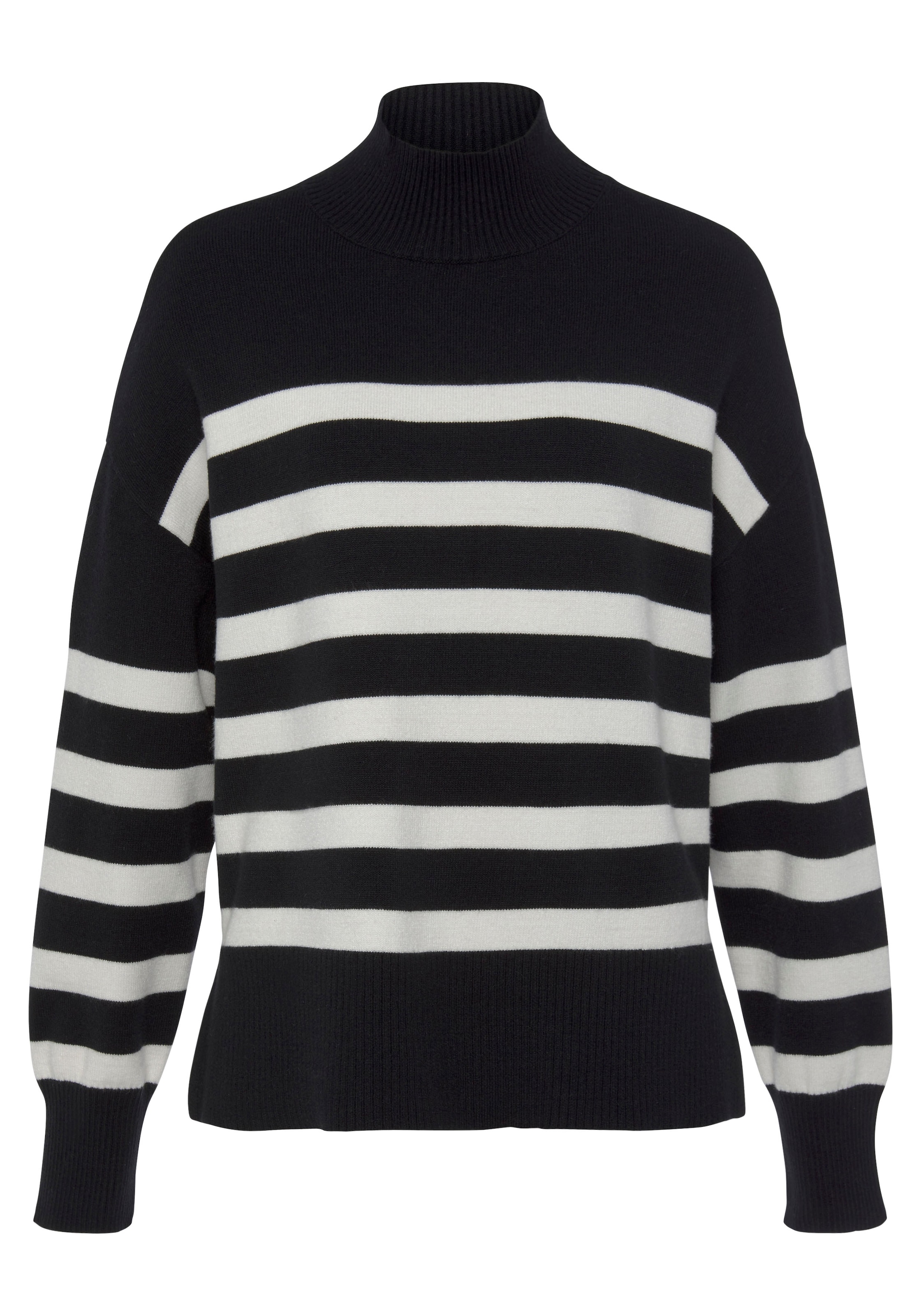 LASCANA Pullover i sort