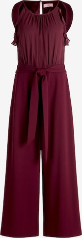 Vera Mont Jumpsuit mit Volant in Rot: Vorderseite