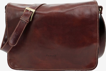 bupell Messenger 'Eugenio' in Braun: Vorderseite