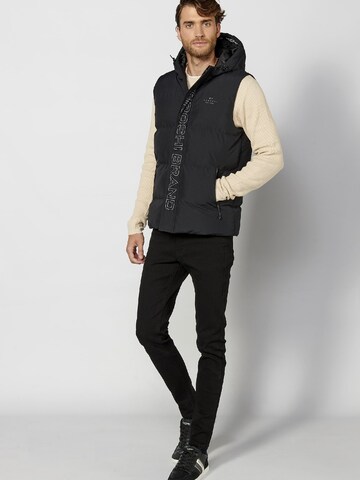 Gilet KOROSHI en noir