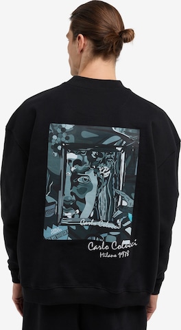 Carlo Colucci Sweatshirt ' De Stermich ' in Black