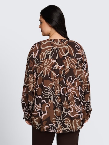 Tom Tailor Women + Bluse in Braun