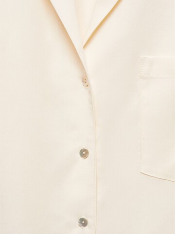 MANGO Bluzka 'MOMA' w kolorze biały