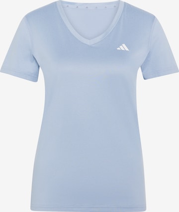 mėlyna ADIDAS PERFORMANCE Sportiniai marškinėliai 'Essentials': priekis