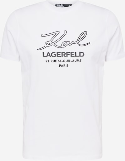 Karl Lagerfeld T-Shirt en noir / blanc, Vue avec produit