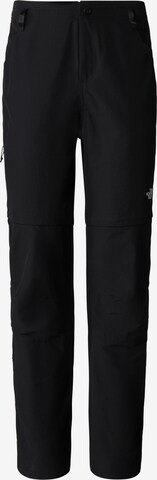 Regular Pantaloni outdoor de la THE NORTH FACE pe negru: față