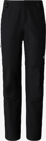 THE NORTH FACE Regular Friluftsbukse i svart: forside