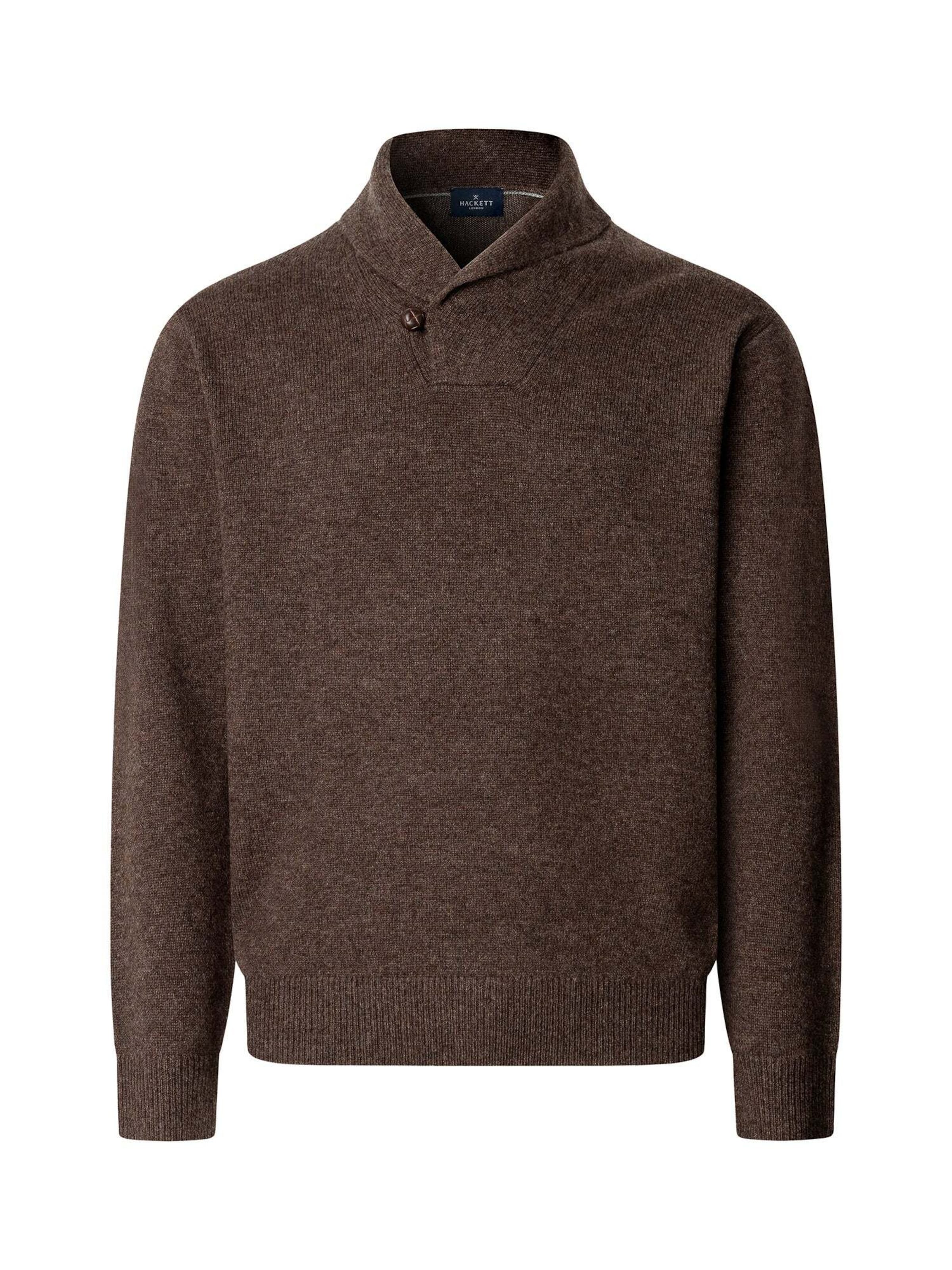 Hackett London Pullover in Braun: Vorderseite