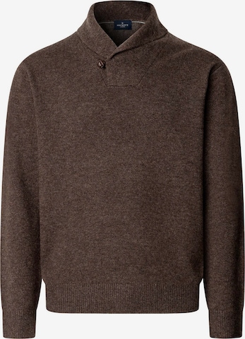 Hackett London Pullover in Braun: Vorderseite