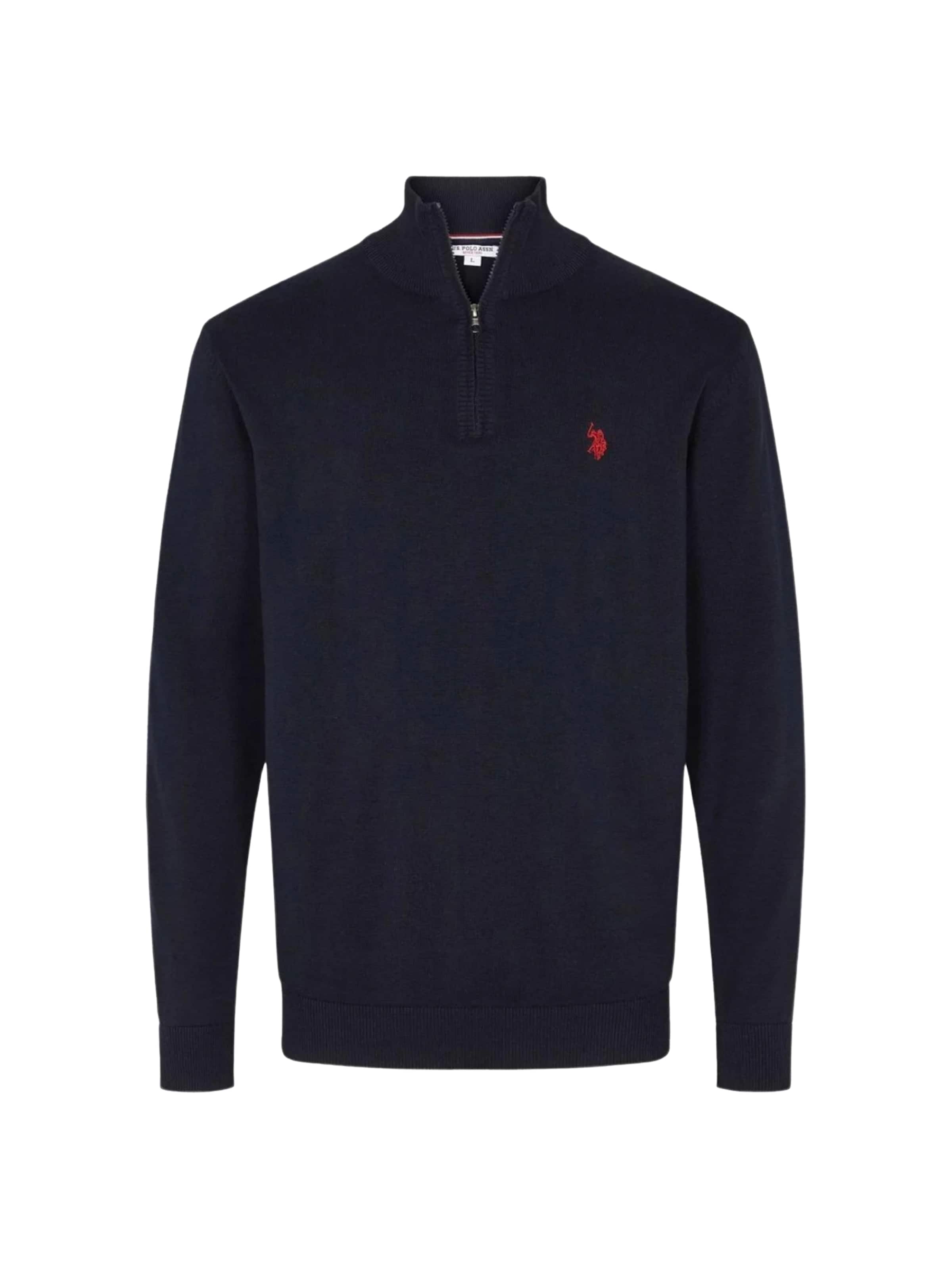 Pull-over 'Brison' U.S. POLO ASSN. en bleu : devant