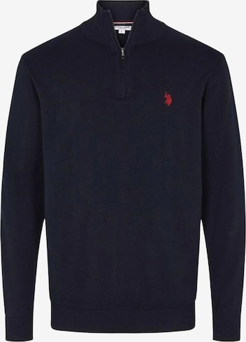 U.S. POLO ASSN. Svetr 'Brison' – modrá: přední strana