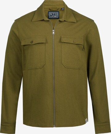 STHUGE Regular fit Button Up Shirt in Green: front