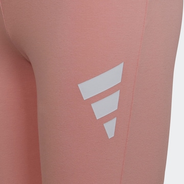 ADIDAS SPORTSWEAR Skinny Workout Pants 'Future Icons' in Pink