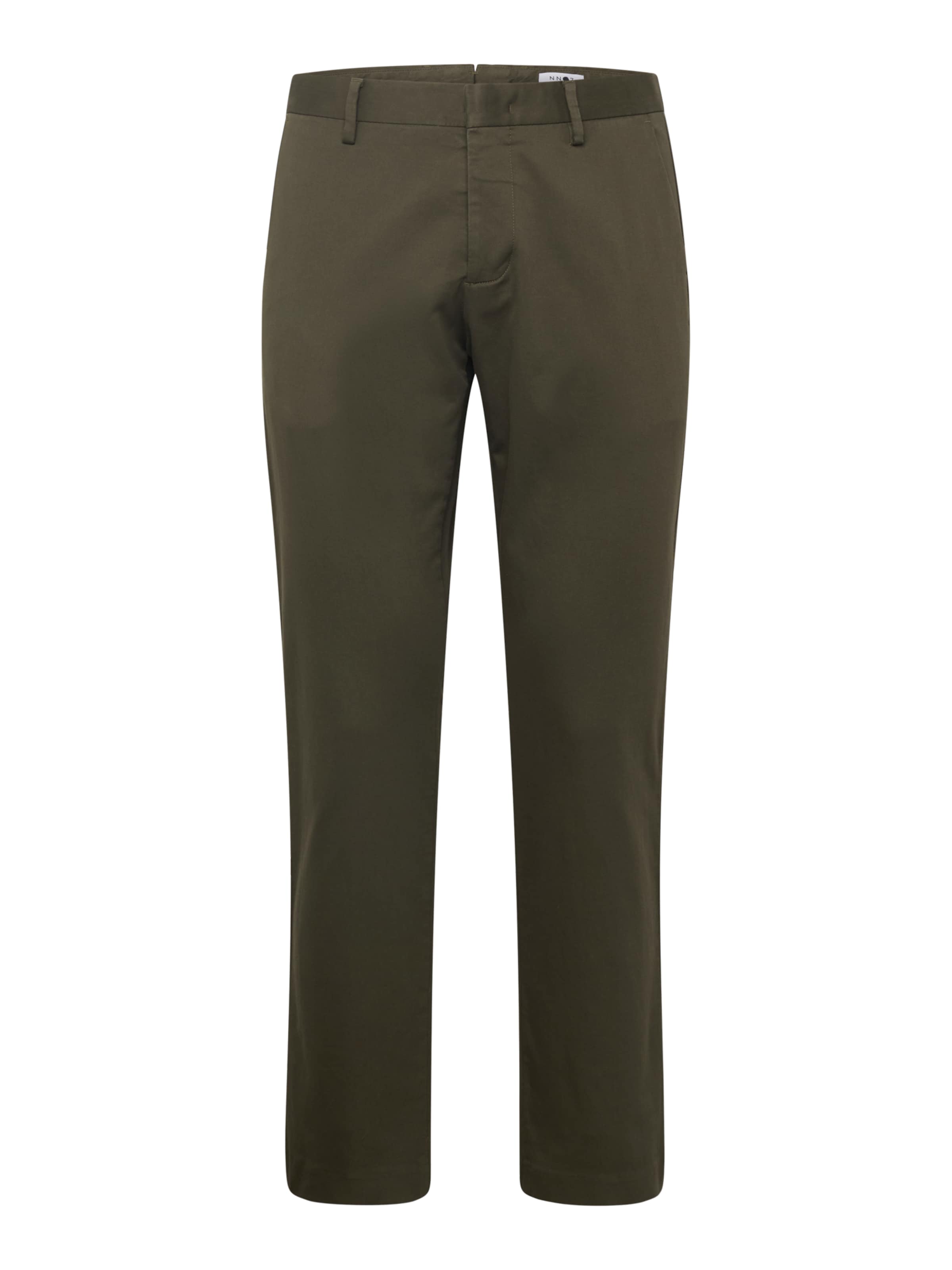 NN07 - regular Pantalón chino 'Theo 1420' en verde: frente