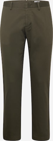 NN07 Regular Chino Pants 'Theo 1420' in Green: front