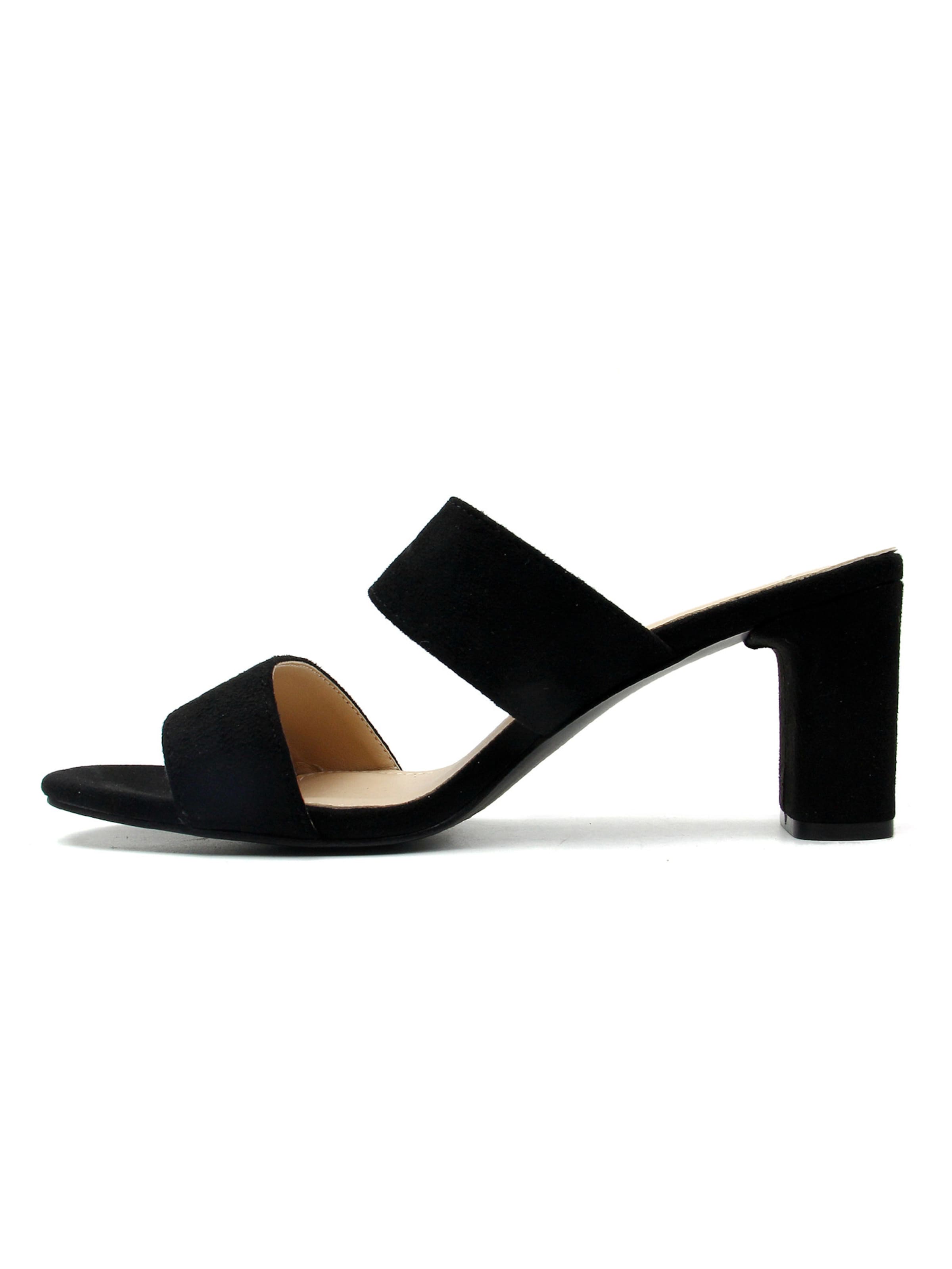 Zoccoletto 'Cattaleya' di Celena in nero