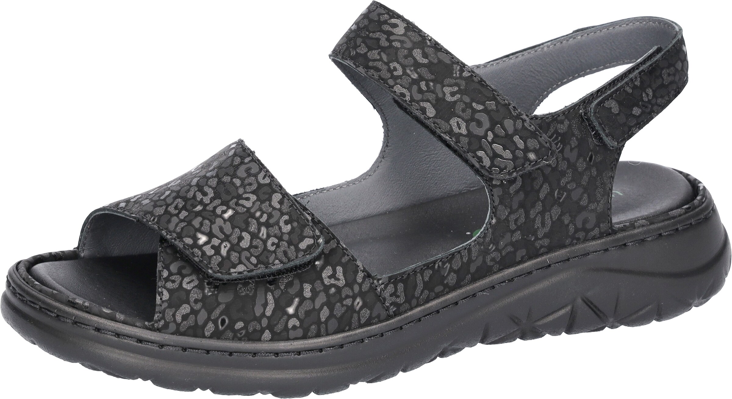 WALDLÄUFER Sandals in Black: front