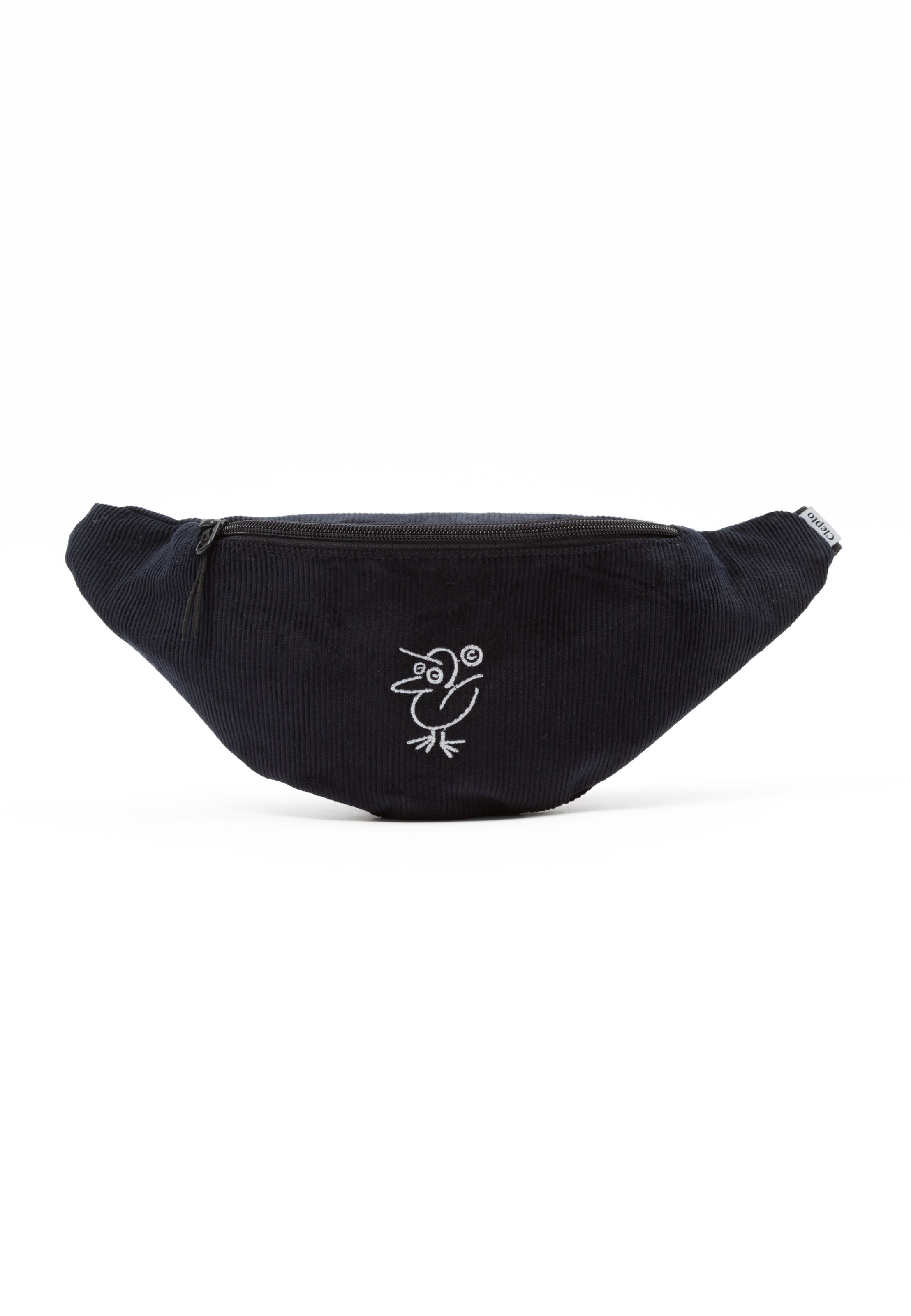 Cleptomanicx Gürteltasche 'Sketched Gull' in Blau: Vorderseite