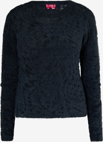 Pull-over swirly en noir : devant