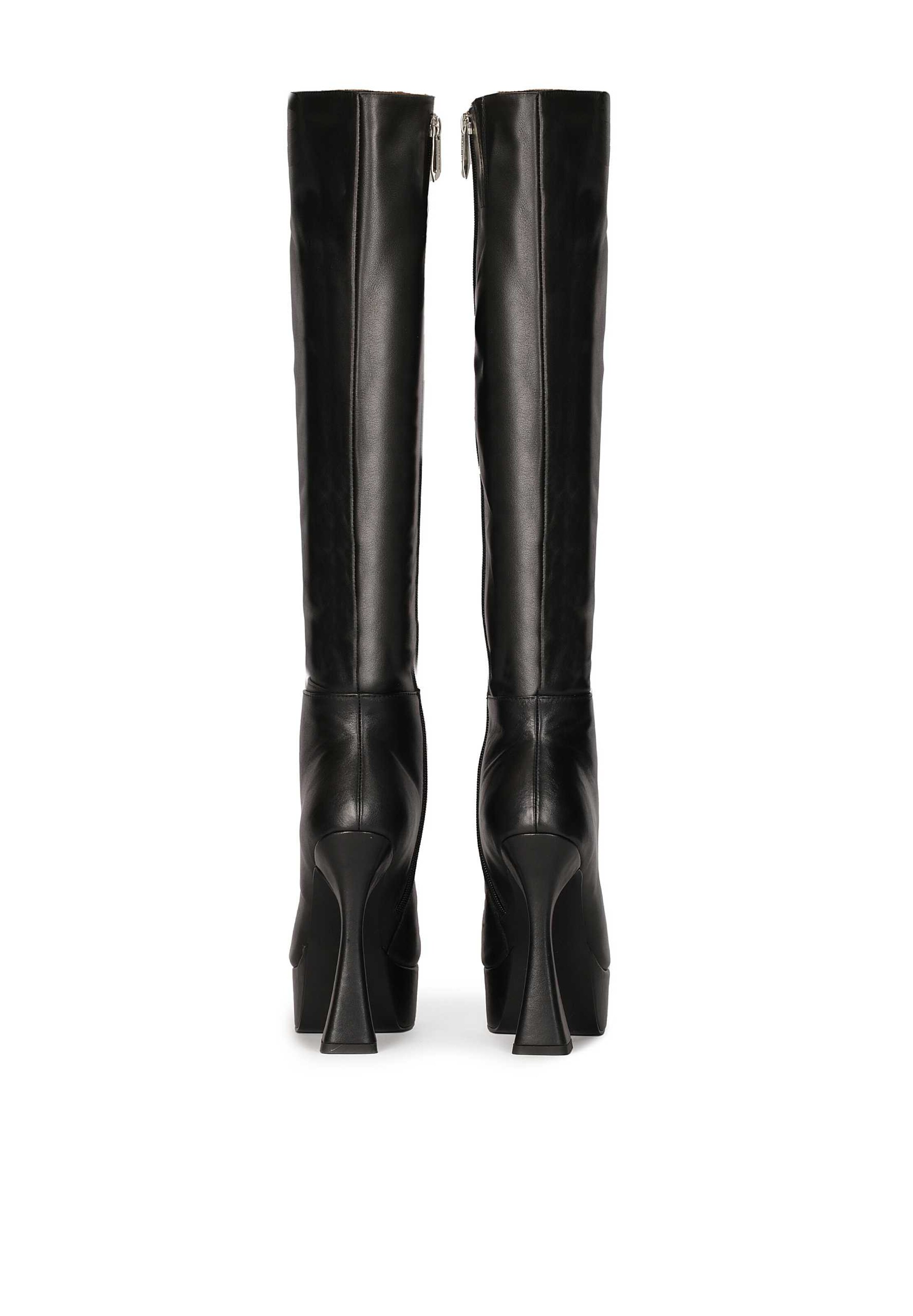 Overknee di Kazar Studio in nero