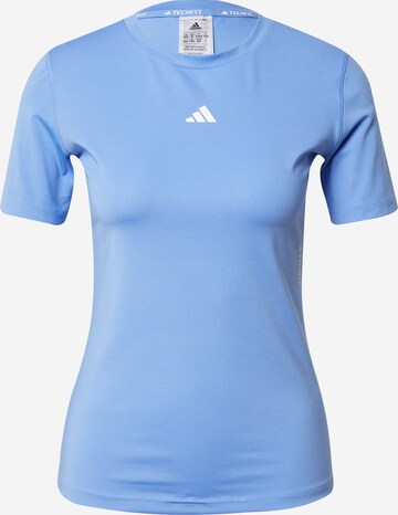 ADIDAS PERFORMANCE Funktionsbluse i blå: forside