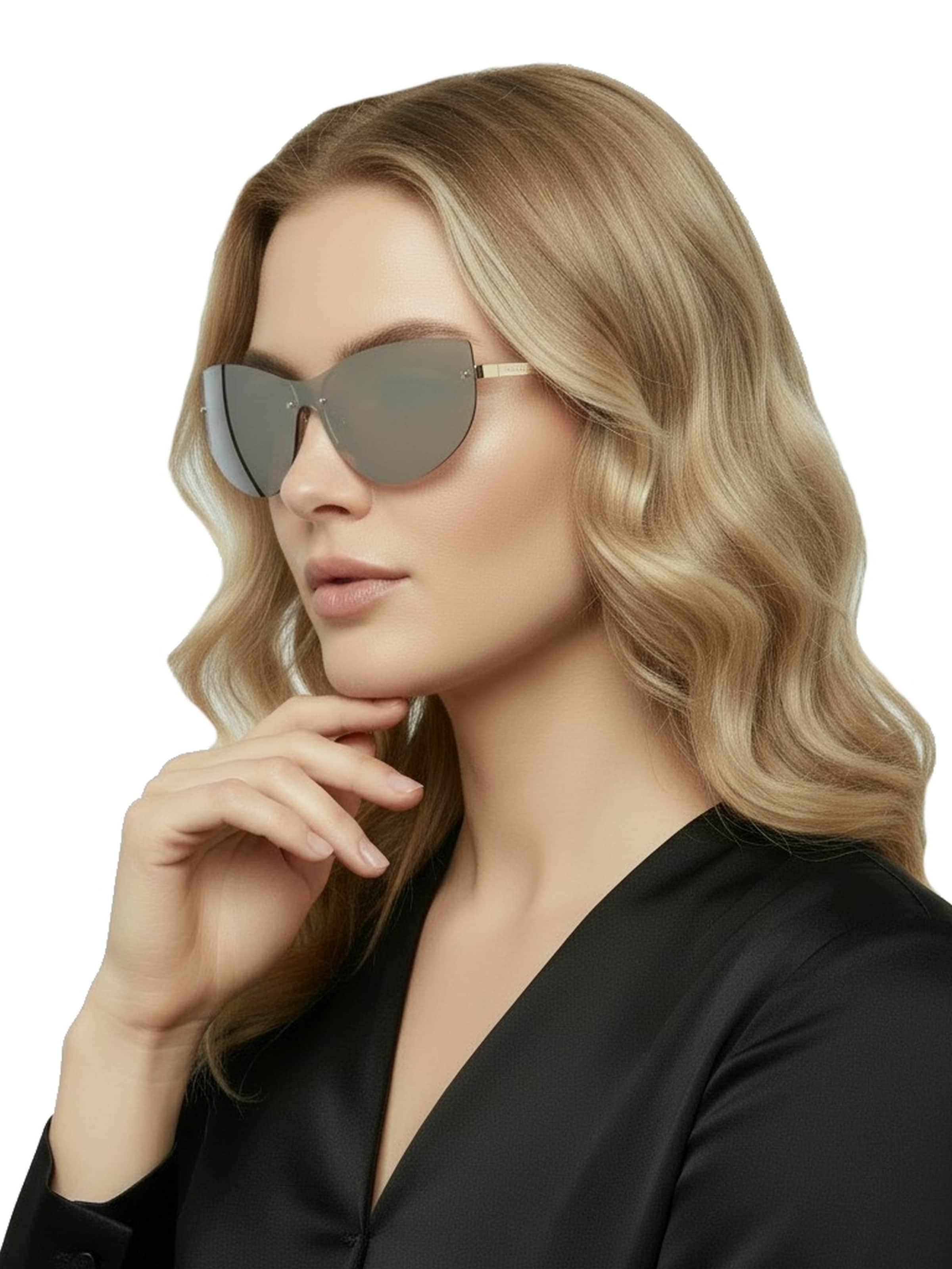 GUESS Zonnebril 'Sonnenbrille' in Goud