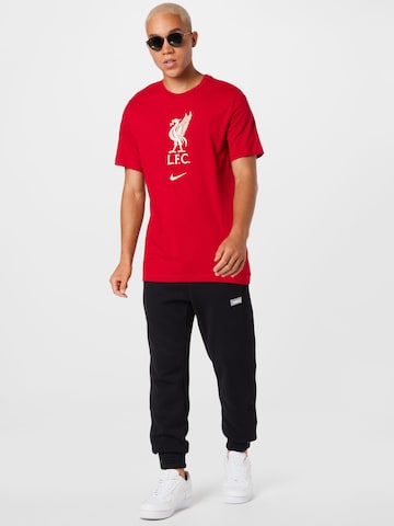 raudona NIKE Sportiniai marškinėliai 'Liverpool FC'