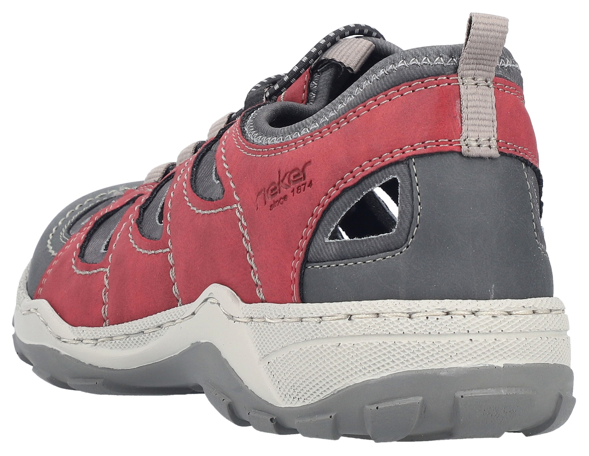 Chaussure de sport à lacets 'Oilybuk' Rieker en gris