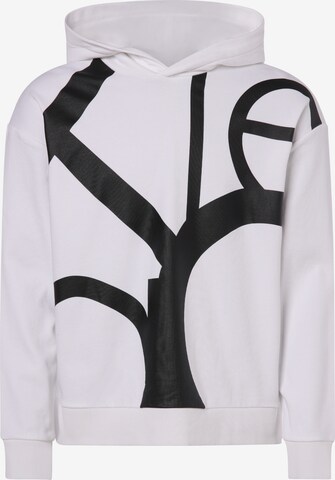 Calvin Klein Sweatshirt in White: front