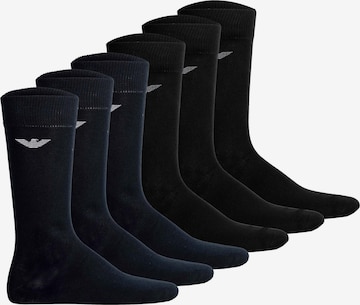 Emporio Armani Socks in Black: front