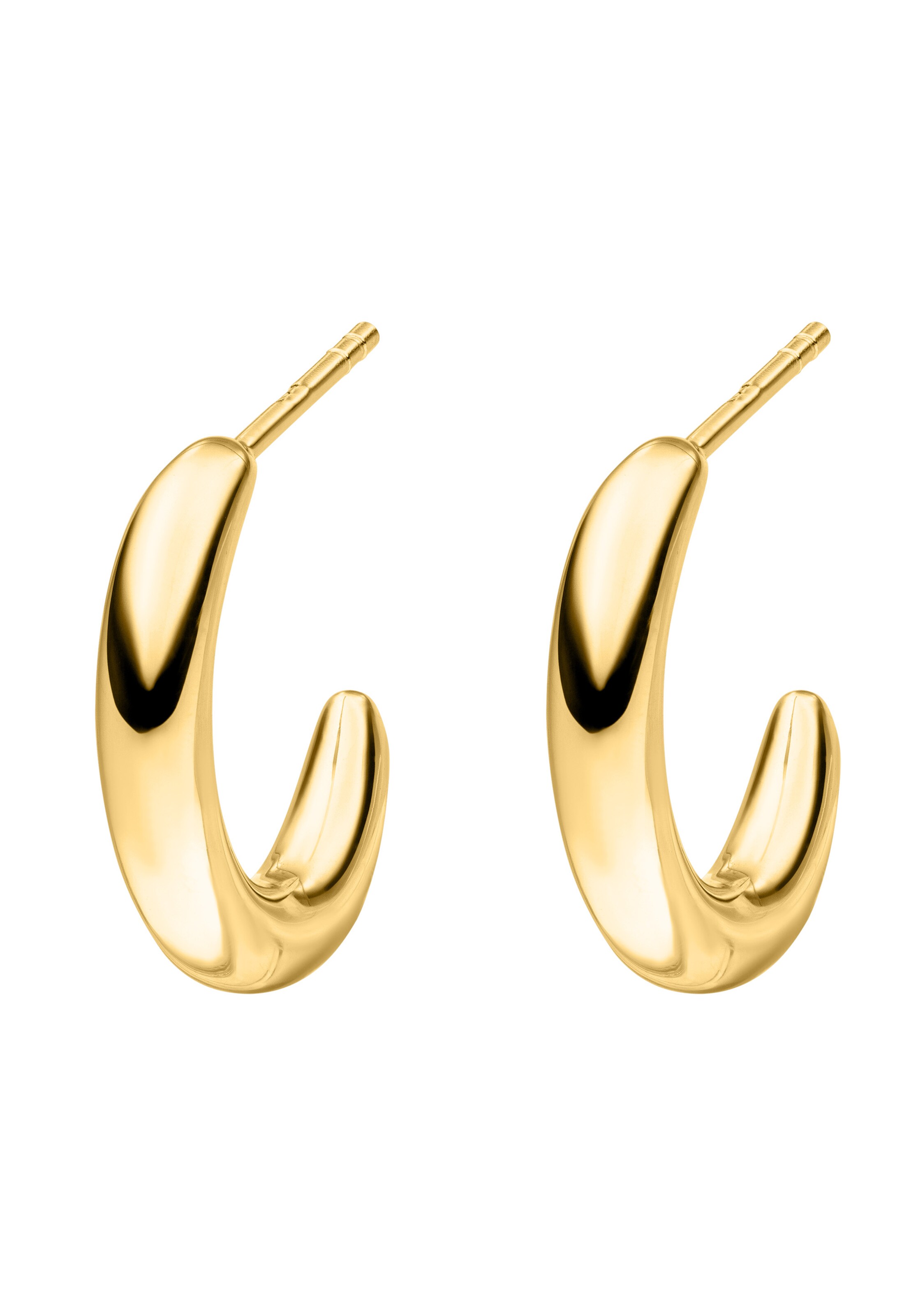 Nana Kay Earrings 'Solid Flair' in Gold: front