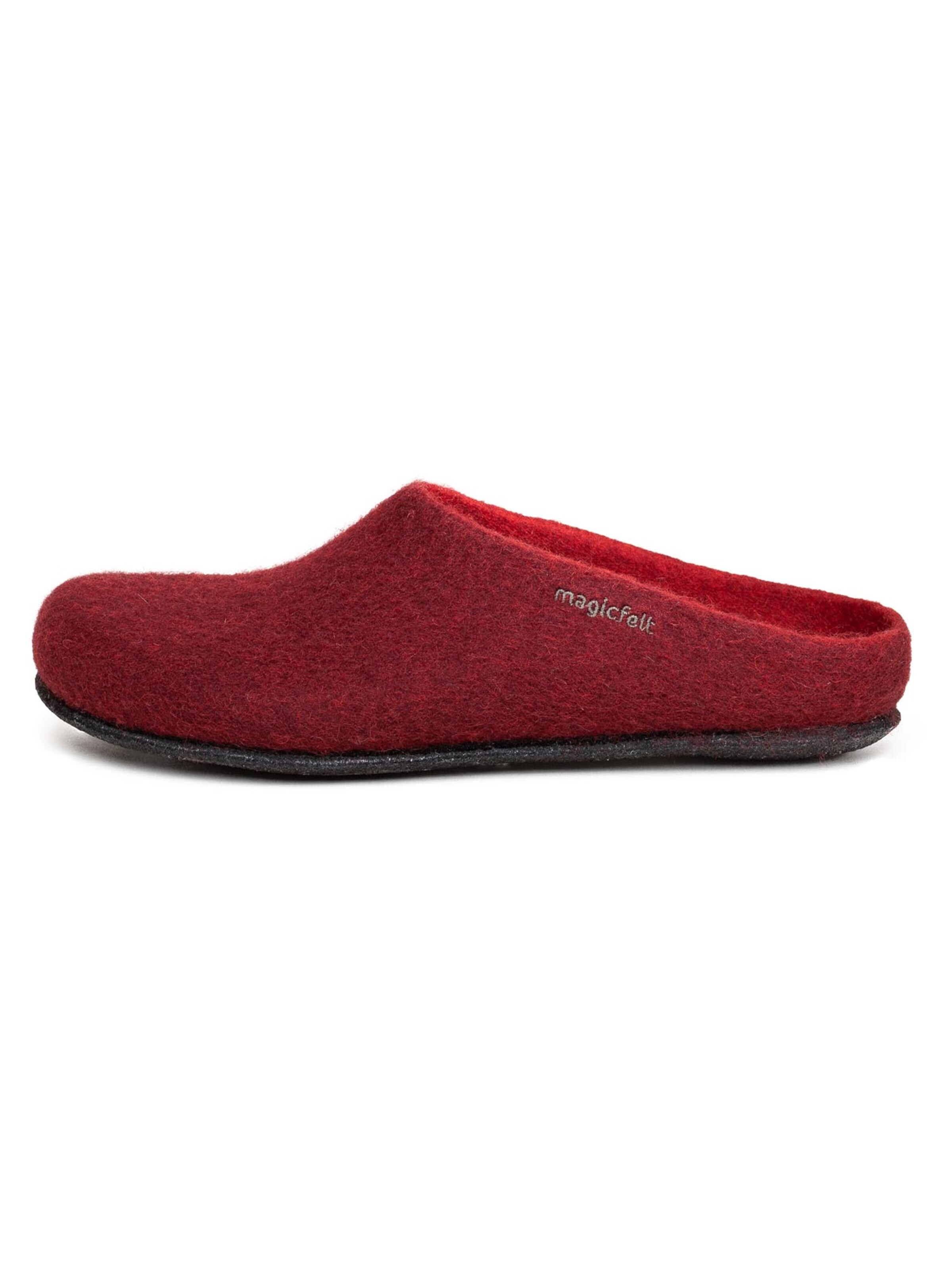 MagicFelt Slippers 'Filz' in Red: front