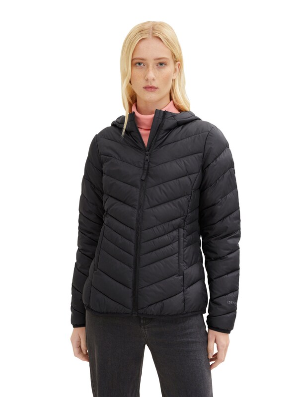 TOM TAILOR DENIM Between-Season Jacket in Black