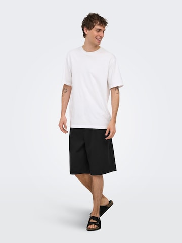 Regular Pantalon 'ONSDaves' Only & Sons en noir