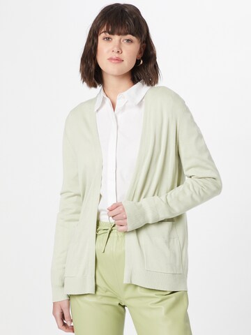 s.Oliver Knit Cardigan in Green: front