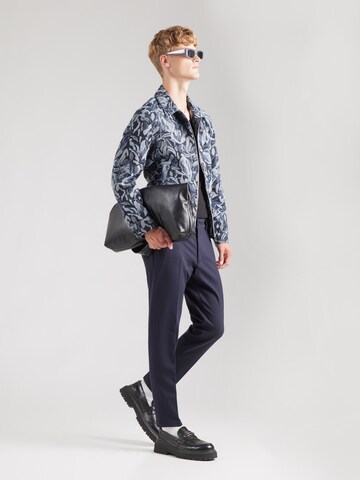 DRYKORN Конический (Tapered) Брюки со складками 'AJEND 10' в Синий