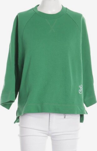 GANNI Sweatshirt & Zip-Up Hoodie in XXS in Green: front