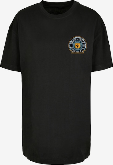 F4NT4STIC T-Shirt 'DC Comics Batman Gotham Police' in petrol / orange / schwarz / weiß, Produktansicht