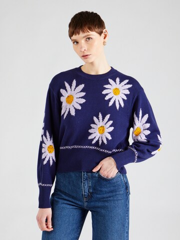 Pull-over UNITED COLORS OF BENETTON en bleu : devant