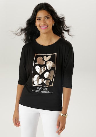 Aniston SELECTED Shirt in Black